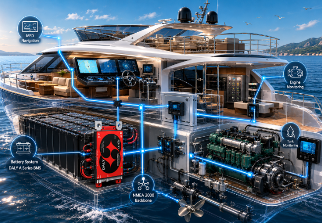 How to Choose the Continuous Current Rating for a Marine Battery Pack BMS