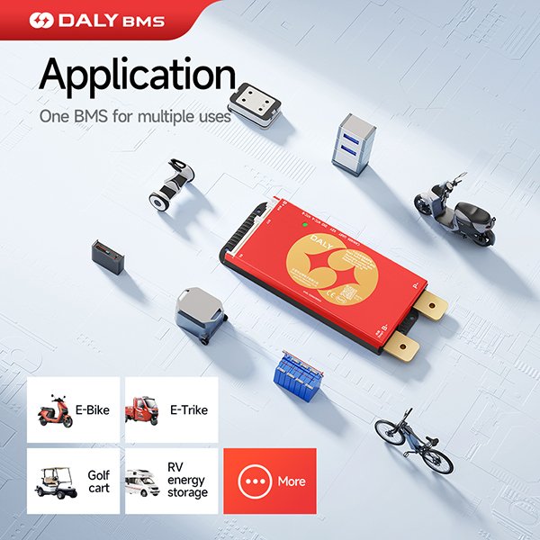 DALY BMS | Active Balancing BMS | 4S–24S | Smart Active Balancing Battery Management System | 30A–400A | LFP / Li-ion (NMC) / LTO Compatible | Auto Cell-Count| Built-in Bluetooth App Monitoring | 1A Active Balancing | Supports 14 Inverter Protocols Featured Image