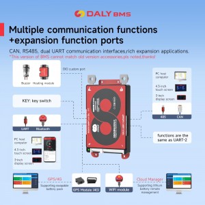 12V 100A BMS K Series ስማርት BMS 3S እስከ 24S 40A 60A