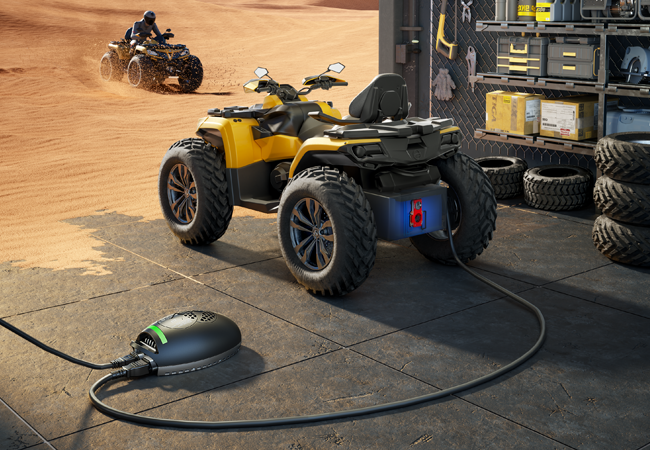 ATV battery charger