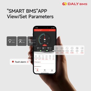 រទេះវាយកូនហ្គោល Daly Smart BMS 150A-500A 15S-24S ចរន្តខ្ពស់ BMS Li-ion LifePO4 BMS