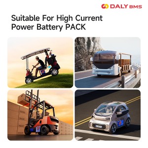 រទេះវាយកូនហ្គោល Daly Smart BMS 150A-500A 15S-24S ចរន្តខ្ពស់ BMS Li-ion LifePO4 BMS