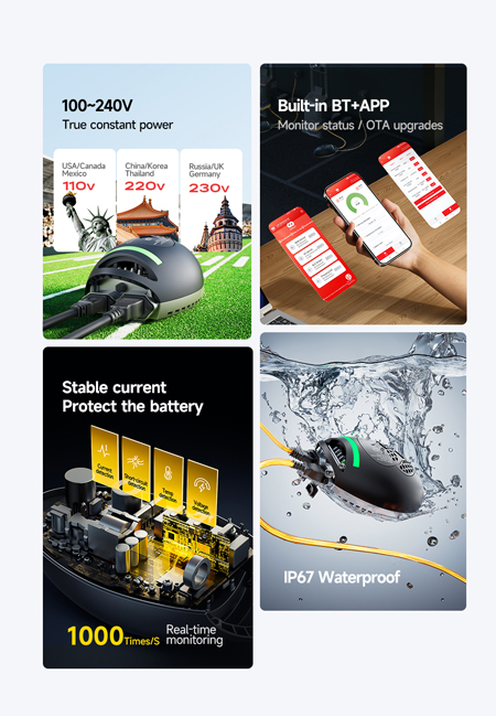 waterproof industrial charger