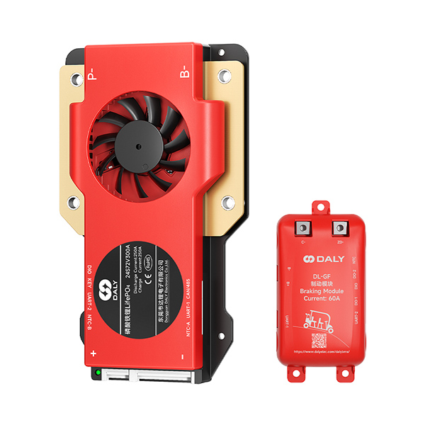 រទេះវាយកូនហ្គោល Daly Smart BMS 150A-500A 15S-24S ចរន្តខ្ពស់ BMS Li-ion LifePO4 BMS រូបភាពពិសេស