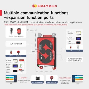 BMS Lithium Roj Teeb DALY Smart BMS Accessories
