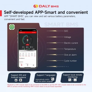 BMS 4S 12V Lifepo4 Smart BMS DALY S շարք