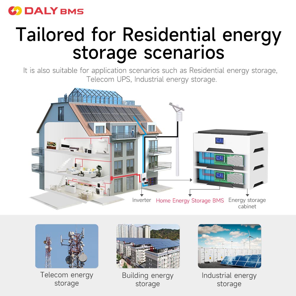 Ternary Lithium Battery Tsev Zog Cia Smart BMS 8S 16S 100A Duab Tshwj Xeeb