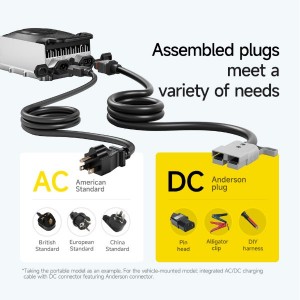 DALY Smart Charger | 1000W / 1500W / 2000W | 24V–84V (6S–24S) | Li-ion & LiFePO4 | IP67 Waterproof | ≥93% Efficiency | Bluetooth App + OTA | Portable & Vehicle-Mount | For RV, Golf Cart, ATV