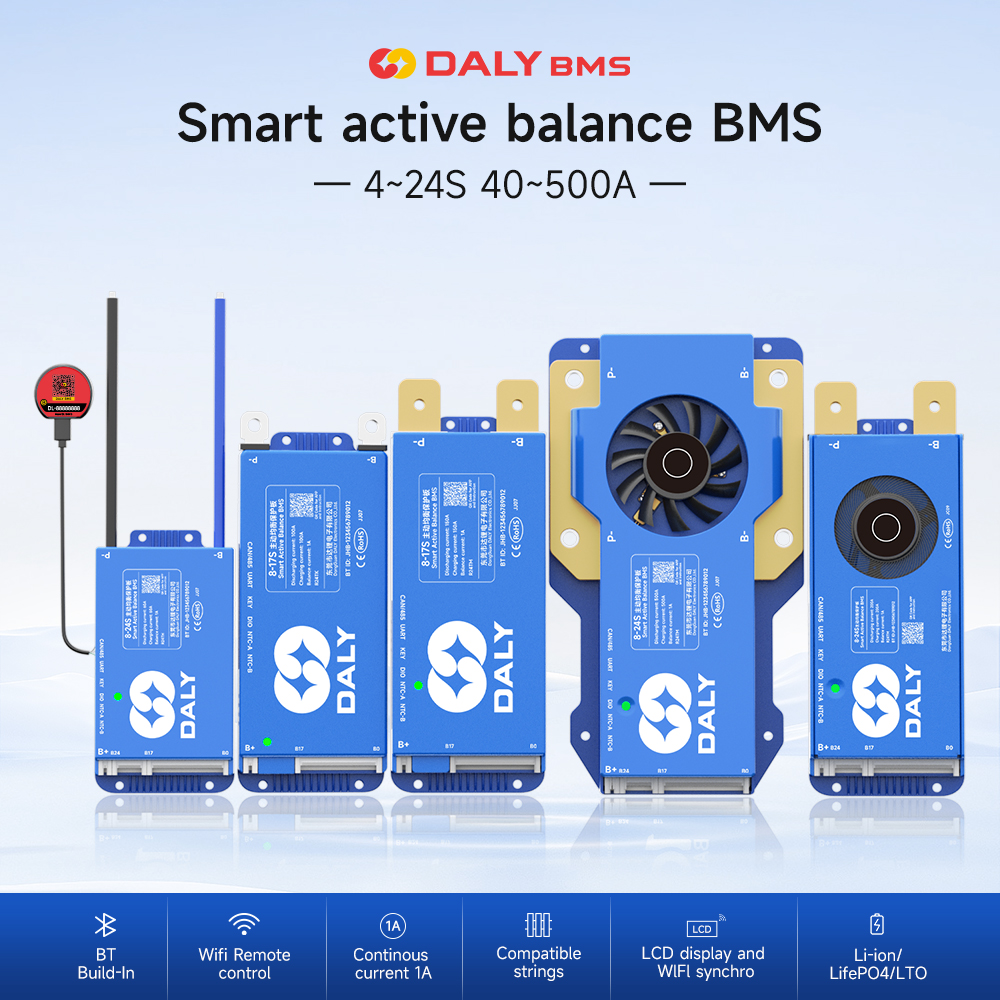Daly Balance BMS 4S-24S 40A-500A