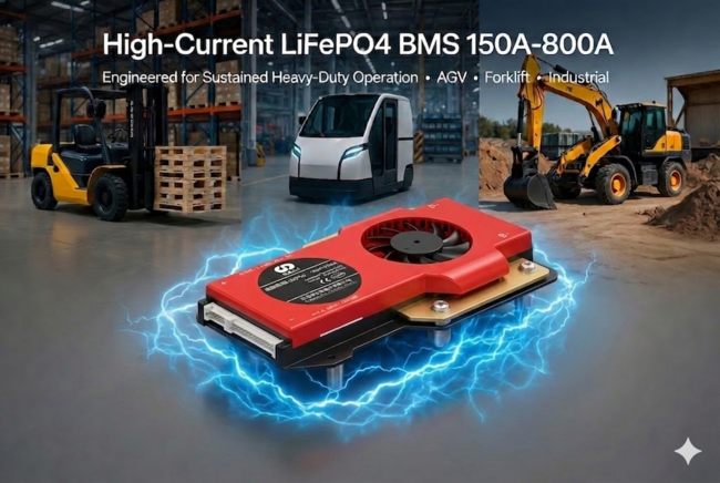 High-Current LiFePO4 BMS | 150A–800A | DALY