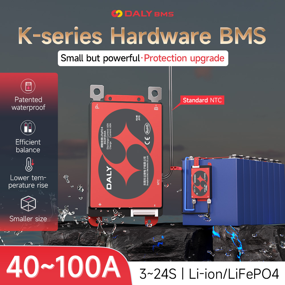 Elektrisches BMS DALY K-Serie Standard-BMS 3S bis 24S 40A 60A 100A Abbildung