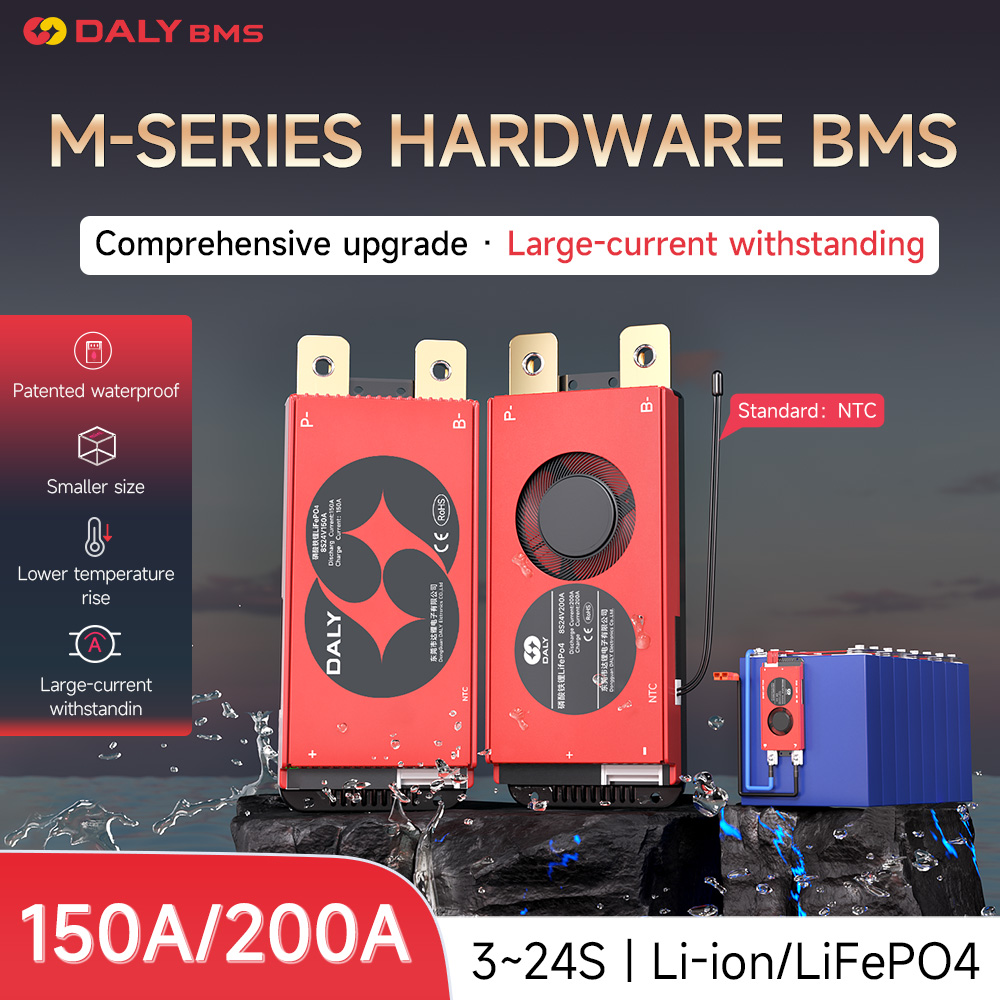 20S Lifepo4 BMS M سيريز معياري BMS 3S کان 24S 150A 200A BMS نمايان تصوير