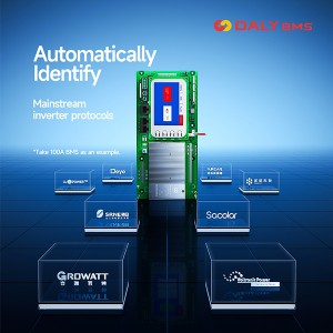 DALY BMS| Smart Home Storage BMS | 8S–16S LiFePO4/NCM | 100A/200A| 10A Parallel Protection | 2A Active Balancing | Automatic Inverter Protocol Recognition
