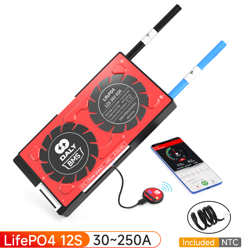 Daly growatt inwertory Smart LiFePo4 4s 8s 12s 15s 48v 150A bms Görkezilen surat