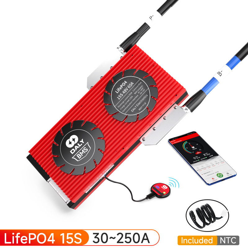 Daly growatt inwertory Smart LiFePo4 4s 8s 12s 15s 48v 150A bms Görkezilen surat