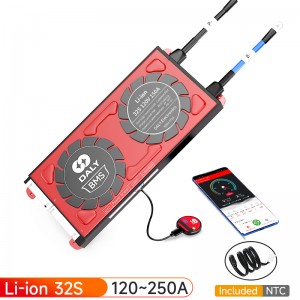 Daly Smart BMS Lub scooter hluav taws xob lithium roj teeb 20S 21S 24S 27S 32S 30A 250A bms