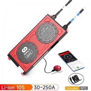 Daly lub tsheb kauj vab peb lub log hluav taws xob Smart liion 3s 4s 7s 10s 36v 200A bms