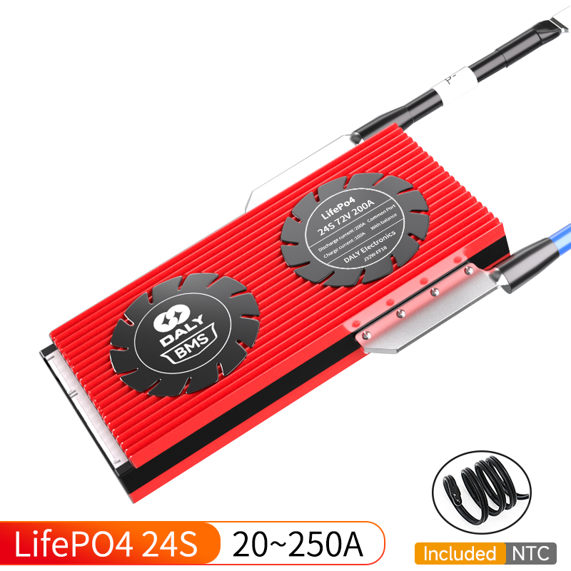 Daly Solar Light 12v lithium battery LiFePo4 BMS 4S 16S 20S 24s 48V 60V 72V 100A Featured Image