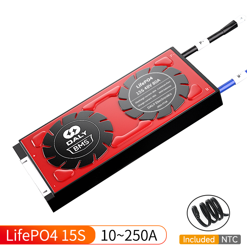 Daly bms Kay ESS pil ityòm LiFePo4 BMS 4s 12V 8s 24V 12s 36V 15s 48V 100A 250A Imaj Anons Spesyal