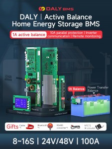 BMS Gorag Öý Energiýa Saklaýjy Akylly Bms 8S 16S 100A, 1A Aktiw Balansly