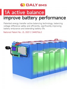 BMS 16S 48V DALY ホームエネルギー貯蔵スマートBMS 8S 100A 1Aアクティブバランス付き
