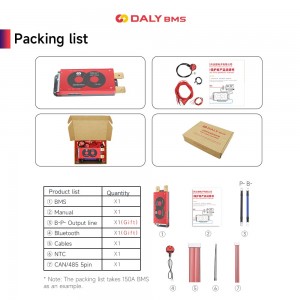 BMS 12V 200A DALY M Series Smart BMS 3S mpaka 24S 150A