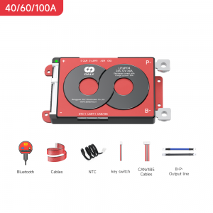 Daly Bms Manufacturer Lifepo4 lithium Battery 4S 8S 16S 12V 24V 48V 40A 60A 100A Smart Bms
