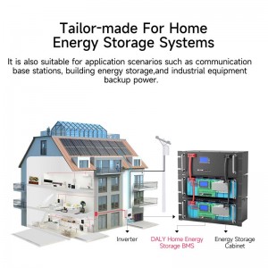 Inverter Cumhachd Sgùtair Dealain Grèine Stòraidh Lùtha Bataraidh 14s48V30A