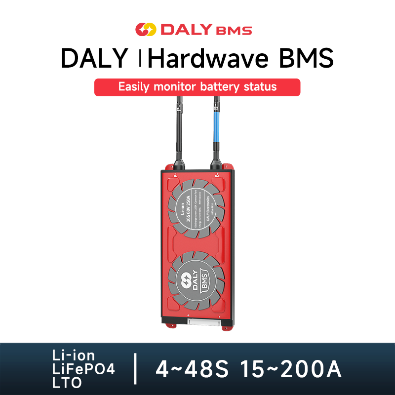 Daly Standard BMS Balance 24S 72V 18650 4S to 48S 15A to 200A LiFePO4 LTO BMS บอร์ดป้องกันแบตเตอรี่ลิเธียมเหล็ก (ภาพประกอบ)