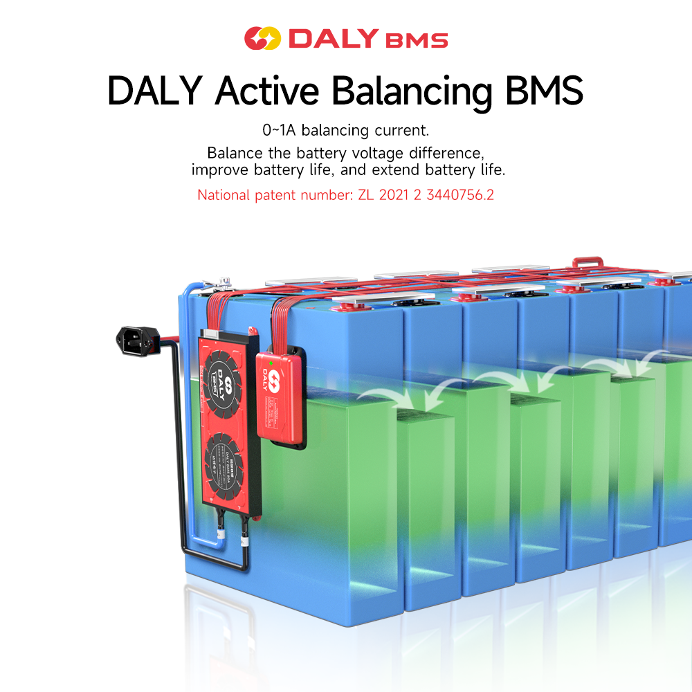 Daly lithium ion roj teeb lifepo4 bms 4S 8S 1A nquag balancer Featured Duab
