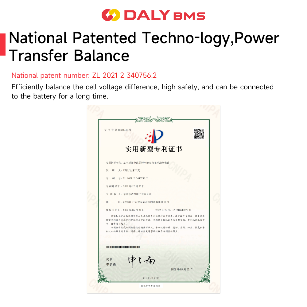Daly lithium ion roj teeb lifepo4 bms 4S 8S 1A nquag balancer Featured Duab