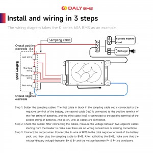 Elektrisches Gebäudeleitsystem DALY K-Serie Standard-Gebäudeleitsystem 3S bis 24S 40A 60A 100A