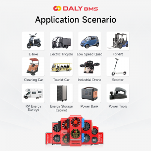บอร์ดป้องกันแบตเตอรี่ลิเธียมเหล็ก Daly Standard BMS Balance 24S 72V 18650 4S ถึง 48S 15A ถึง 200A LiFePO4 LTO