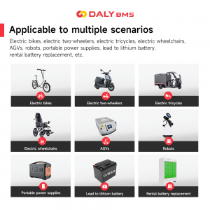 Daly Bms Chaw Tsim Khoom Lifepo4 lithium Roj Teeb 4S 8S 16S 12V 24V 48V 40A 60A 100A Ntse Bms