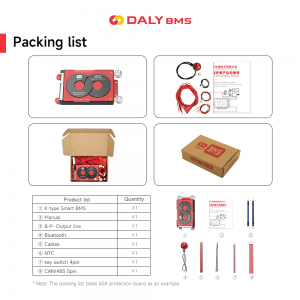 Daly Bms Chaw Tsim Khoom Lifepo4 lithium Roj Teeb 4S 8S 16S 12V 24V 48V 40A 60A 100A Ntse Bms