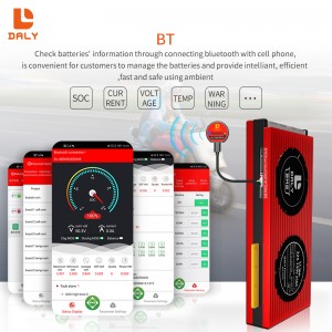 Daly BMS lithium battery Bluetooth RS485 UART CAN display wifi module 4S 12V 120A smart bms