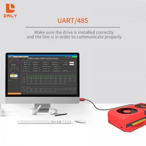 Daly BMS lithium battery Bluetooth RS485 UART CAN display wifi module 4S 12V 120A smart bms